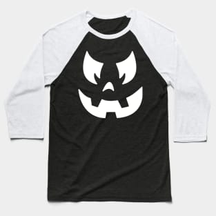 Pumpkin Carving Face 7 Baseball T-Shirt